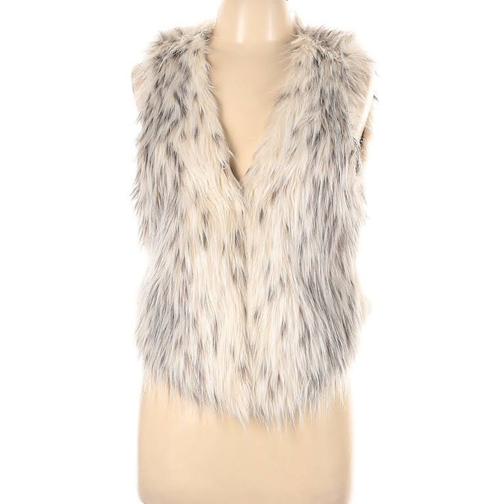 Me Jane Faux Fur Vest: Below Hip
White Jackets & Outerwear
